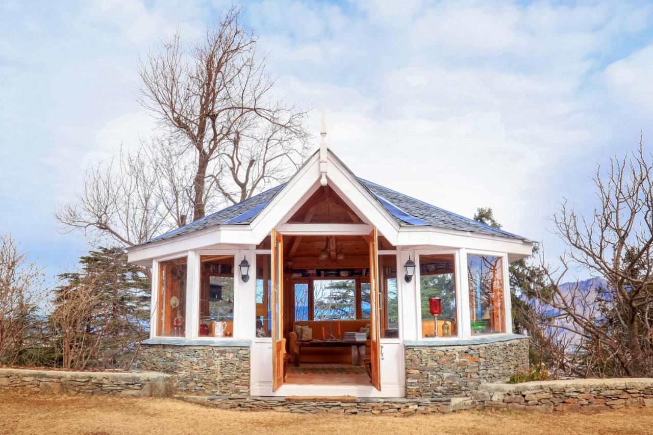 Stayvista At Violet Hill With Bonfire, Gazebo & Hill View Shimla Eksteriør billede